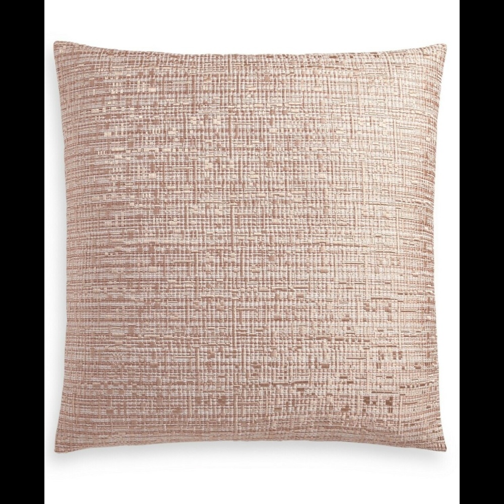 NEW Hotel‎ Collection Woodrose (1) Euro Sham Rose